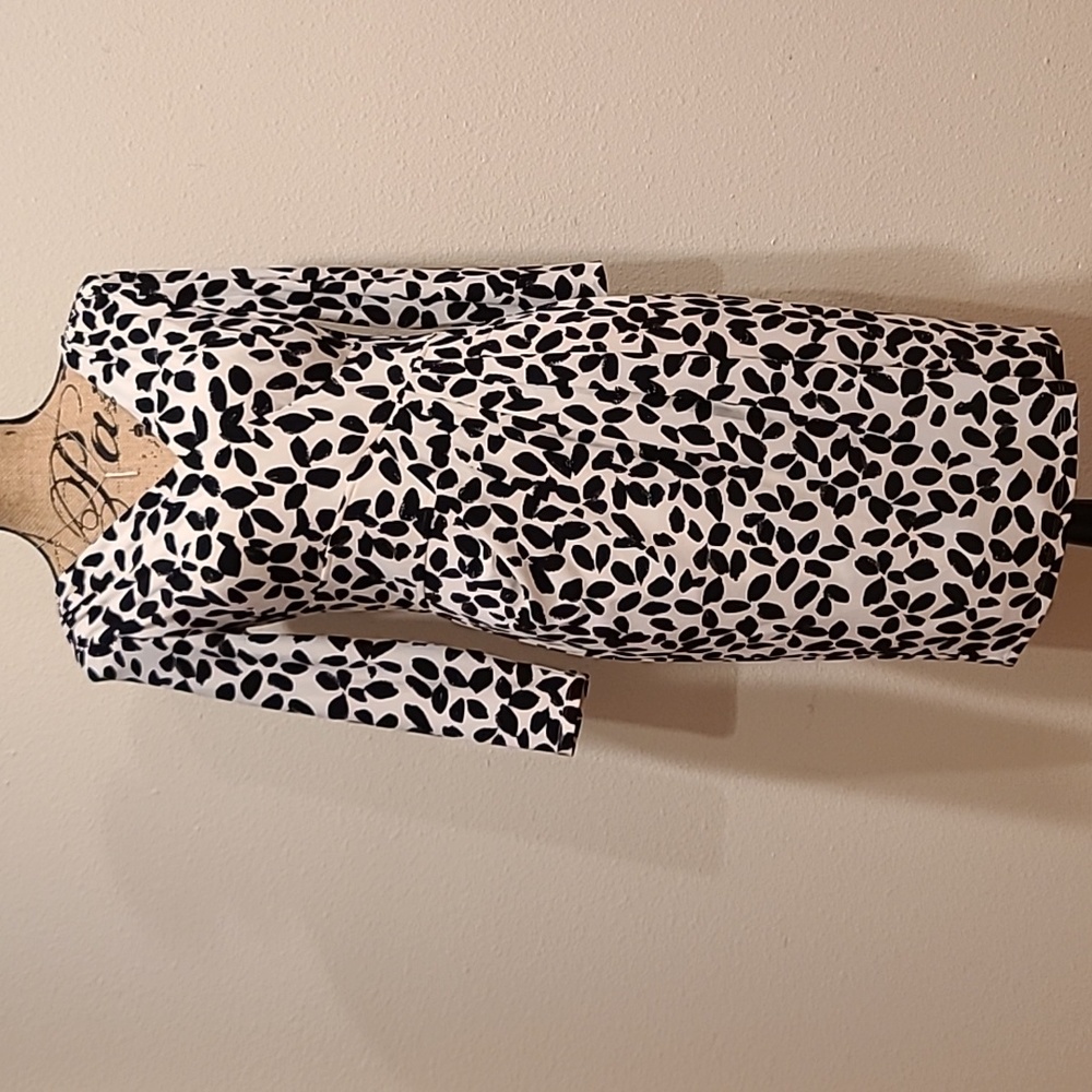 Black and white dress